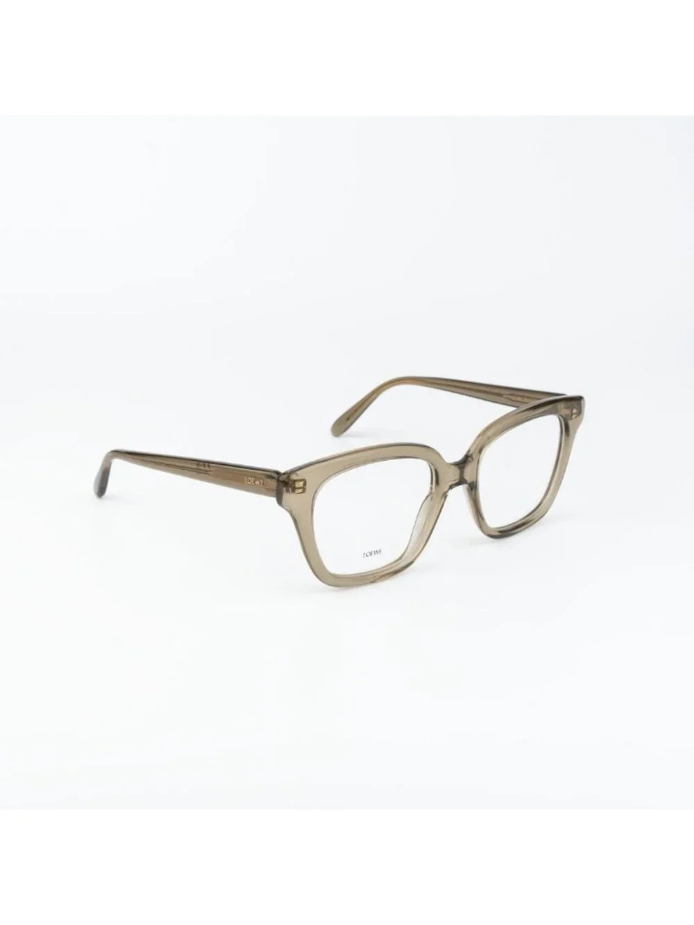 Loewe Women Eyeglasses Green Demo Square LW50083I SLIM 096 NEW AUTHENTIC